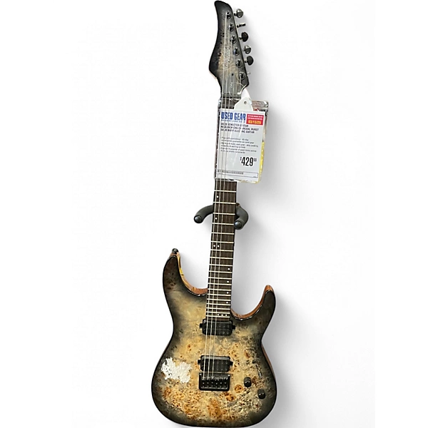 Used Schecter Guitar Research CR6 Charcoal Burst Solid Body Electric Guitar