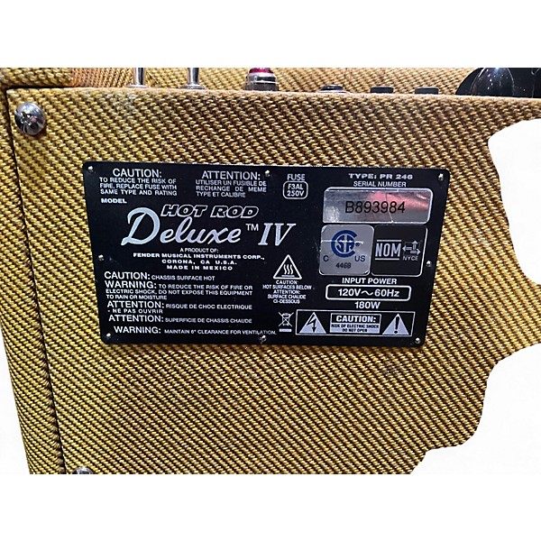 Fender Used Fender Hot Rod Deluxe IV 40W 1x12 Tube Guitar Combo Amp