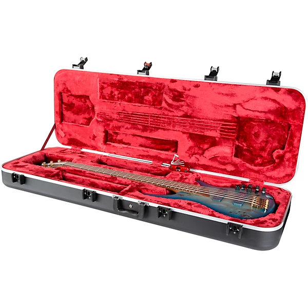 Ibanez Prestige SR6605 5 String Electric Bass Guitar Ghost Fleet Blue Burst