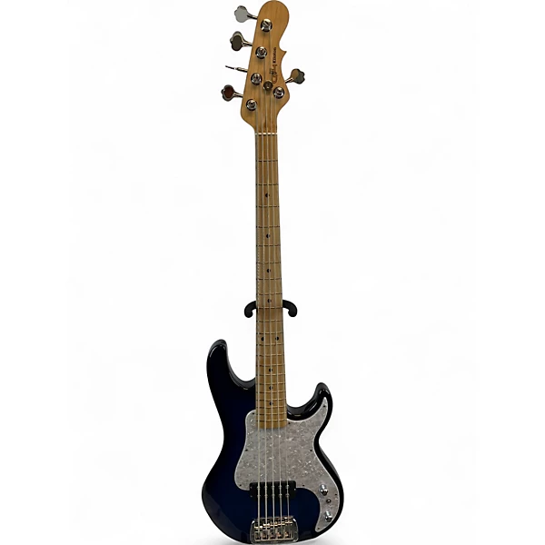 Used G&L Kiloton 5 Blue Burst Electric Bass Guitar