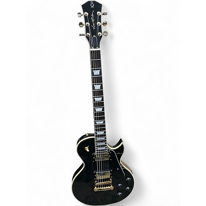 Used Sire Larry Carlton L7 Black and Gold Solid Body Electric Guitar
