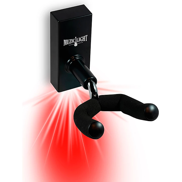 MuzicLight Guitar Wall Hanger Red Level 1 L44784004000000.gc