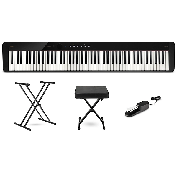 PX S1100 Privia Digital Piano Essentials Bundle Black