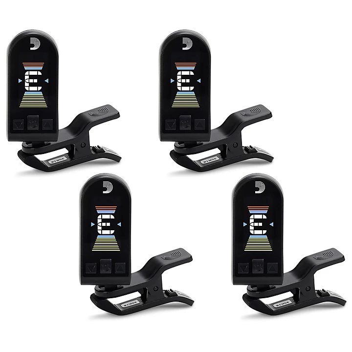Equinox Rechargeable Clip On Tuner 4 Pack
