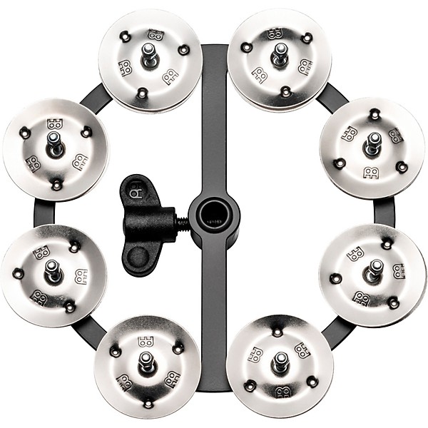MEINL Hi Hat Tambourine Black 1 Row