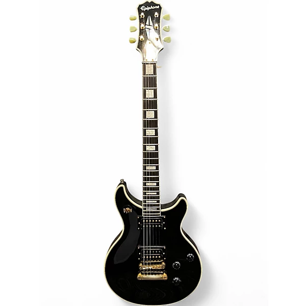 Epiphone Used Epiphone Limited Edition Tak Matsumoto DC Custom Black Solid Body Electric Guitar