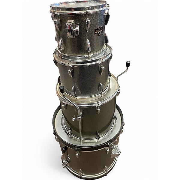 TAMA Used TAMA 4 Piece Imperialstar COSMIC SILVER SPARKLE Drum Kit.gc