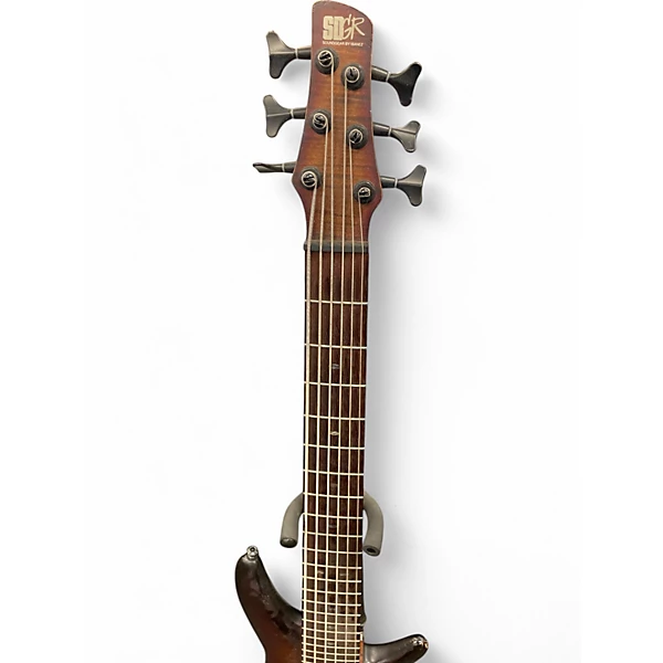Ibanez Used Ibanez SR876 Brown Electric Bass Guitar.gc