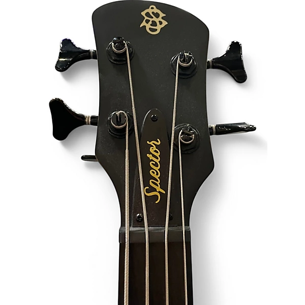 Spector Used Spector Euro 4LX Trans Black Electric Bass Guitar.gc