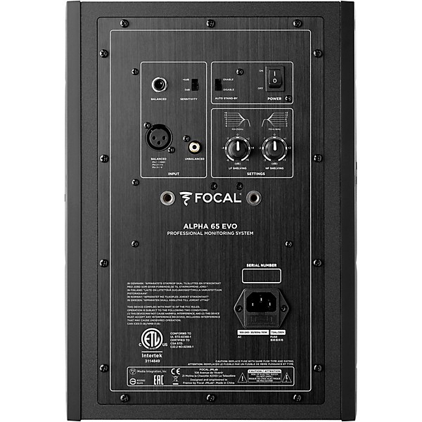 FOCAL Alpha 65 EVO 65 Powered Studio Monitor Each Level 1 L84354004000000.gc