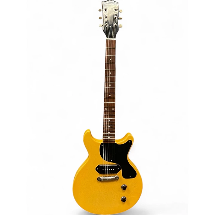 Edwards Used Edwards E JR Doublecut TV Yellow Solid Body Electric Guitar.gc