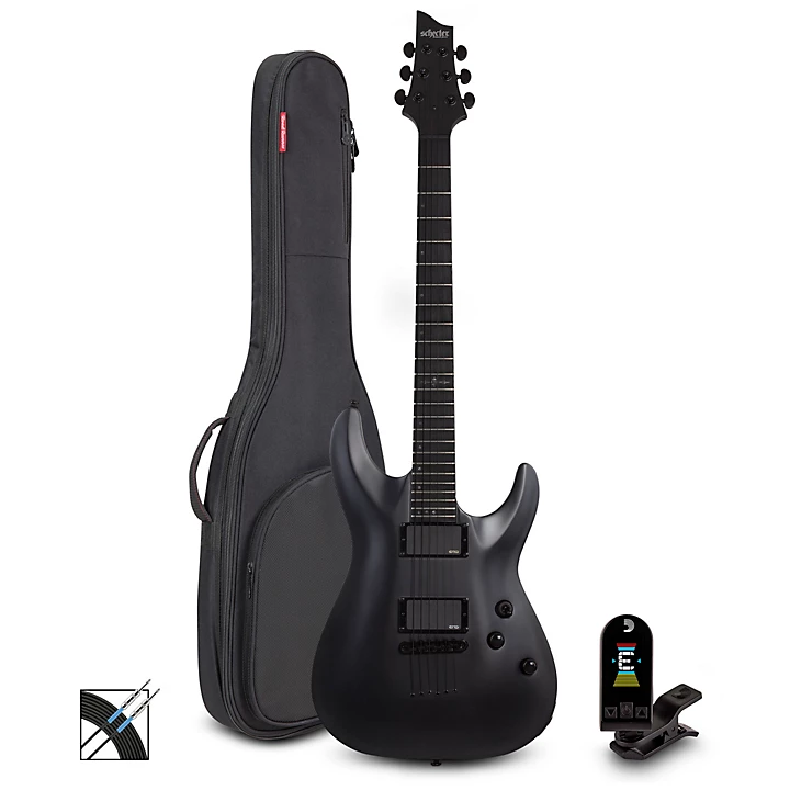 C 1 Platinum Blackout Electric Guitar Kit