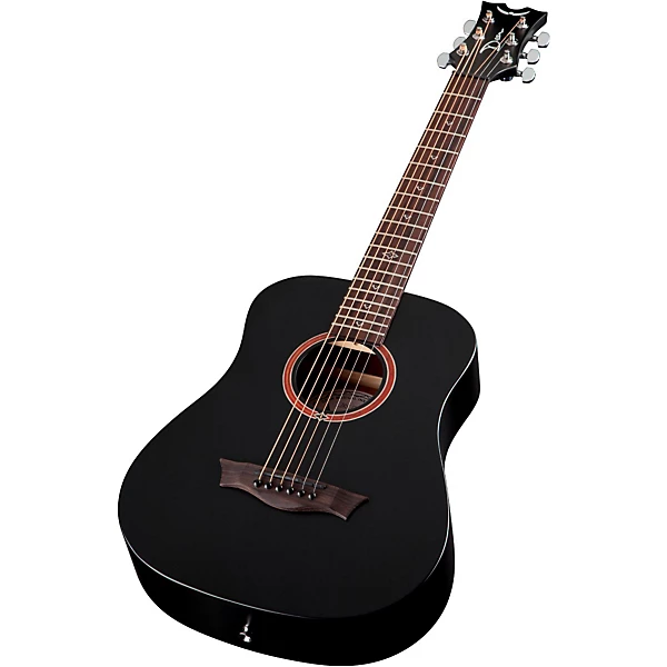 Flight Series Travel Acoustic Guitar Satin Black
