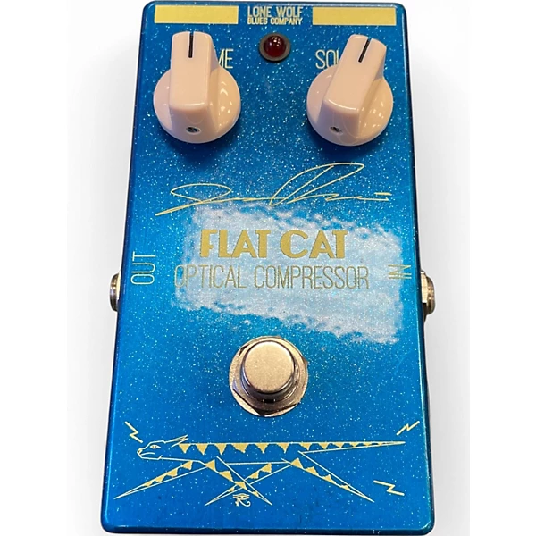 Lone Wolf Blues Company Used Lone Wolf Blues Company FLAT CAT OPTICAL COMPRESSOR Effect Pedal.gc