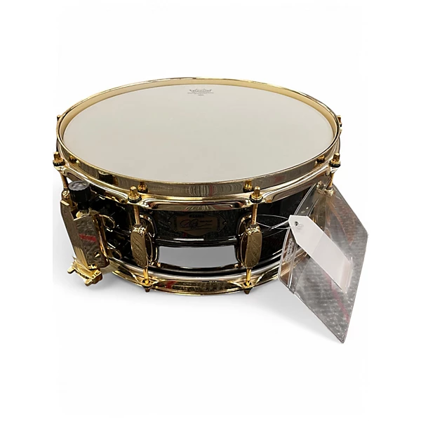 TAMA Used TAMA 55X14 Simon Phillips Gladiator Black Chrome Drum.gc