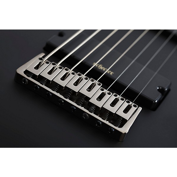 Schecter Guitar Research Demon 8 8 String Electric Guitar Satin Aged Black