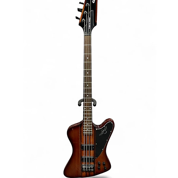 Used Epiphone Thunderbird Pro IV Brown Electric Bass Guitar