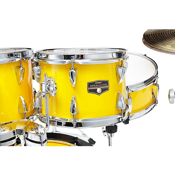 Imperialstar 5 Piece Complete Drum Set With 20 Bass Drum Electric Yellow