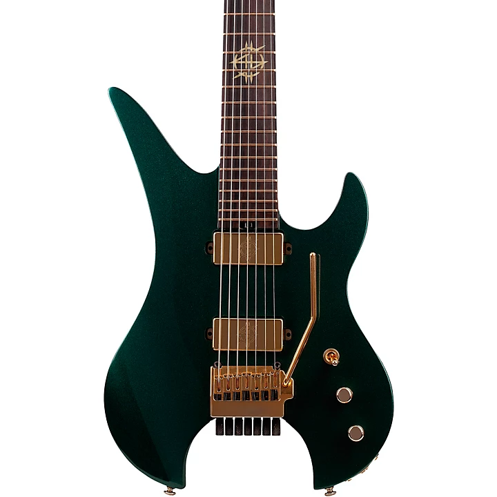 Schecter Guitar Research Synyster Gates Custom 7 String TR Headless Electric Guitar Oak Green Metallic