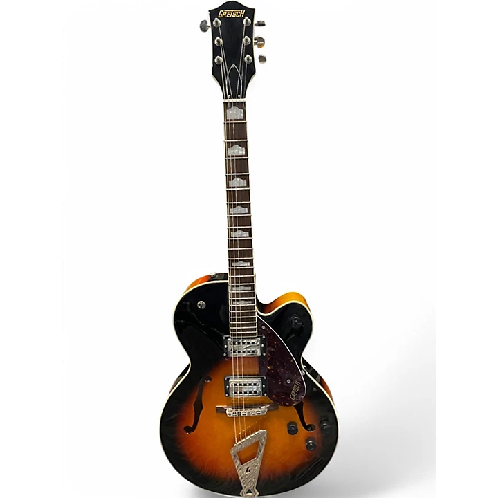 Gretsch Guitars Used Gretsch Guitars G2420T Streamliner 2 Tone Sunburst Hollow Body Electric Guitar