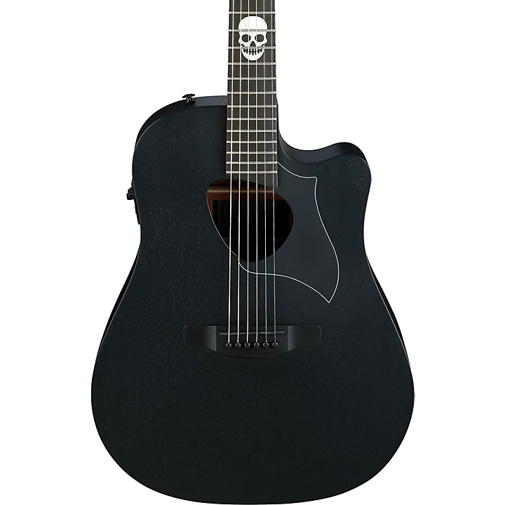 ALT31 Altstar Dreadnought Acoustic Electric Guitar Weathered Black