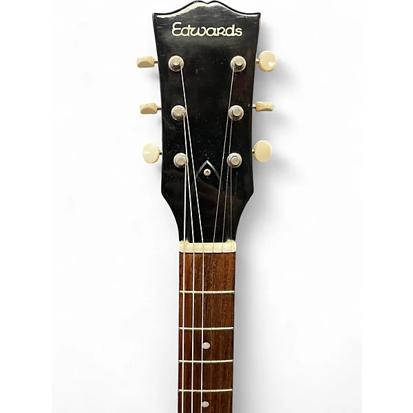 Edwards Used Edwards E JR Doublecut TV Yellow Solid Body Electric Guitar.gc