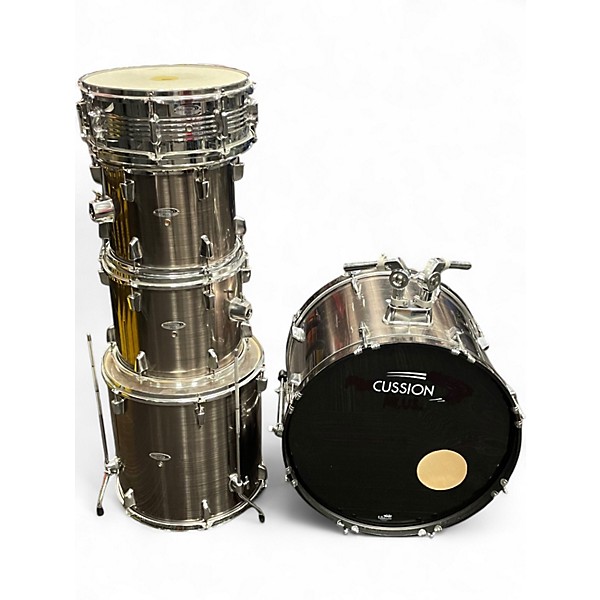 Percussion Plus Used Percussion Plus 5 Piece 5 PIECE KIT GREY Drum Kit.gc