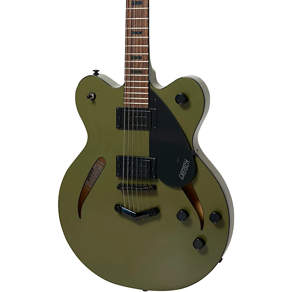 Gretsch Guitars Streamliner Cateye Center Block Black Hardware Limited Edition Electric Guitar Olive Drab