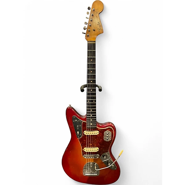 Vintage 1962 Fender Jaguar Refin Solid Body Electric Guitar