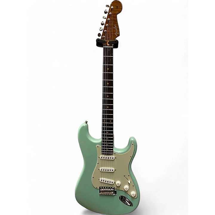 Used Fender DEALER SELECT STRATOCASTER SURF PEARL Solid Body Electric Guitar