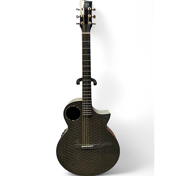 Used Enya X4 PRO Carbon Fiber GREY Acoustic Electric Guitar