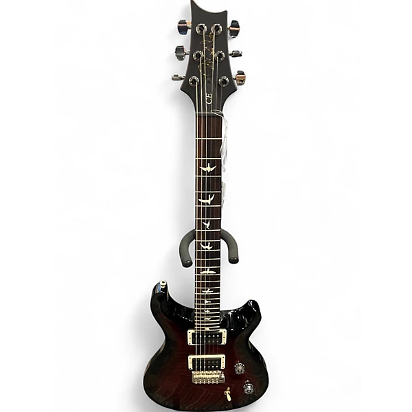 PRS Used PRS CE24 Fire Red Burst Solid Body Electric Guitar