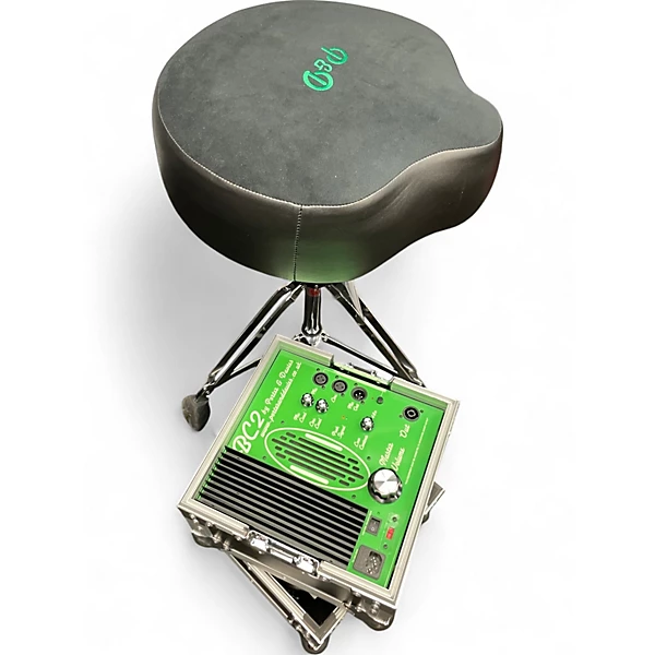 Potter Davies Used Potter Davies BC2 TACTILE DRUM MONITOR WITH SADDLE THRONE TOP Drum Throne.gc