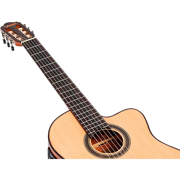 VC704 700 Series Nylon String Classical Acoustic Electric Guitar Natural