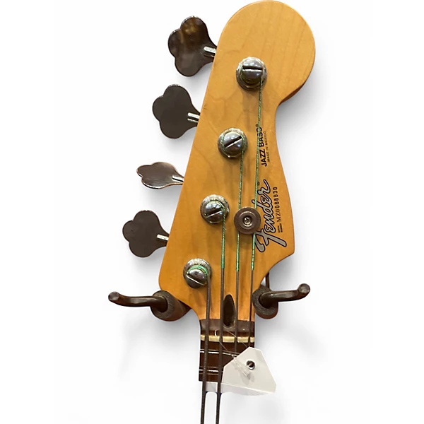 Fender Used 2000s Fender Fretless Jazz Bass 2 Color Sunburst Electric Bass Guitar.gc