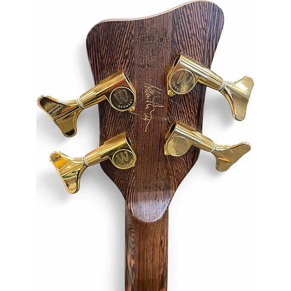 Used 2018 Warwick TEAMBUILT LIMITED EDITION STREAMER ASH BURL Electric Bass Guitar