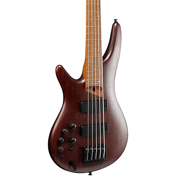 SR505EL Left Handed 5 String Electric Bass Brown Mahogany