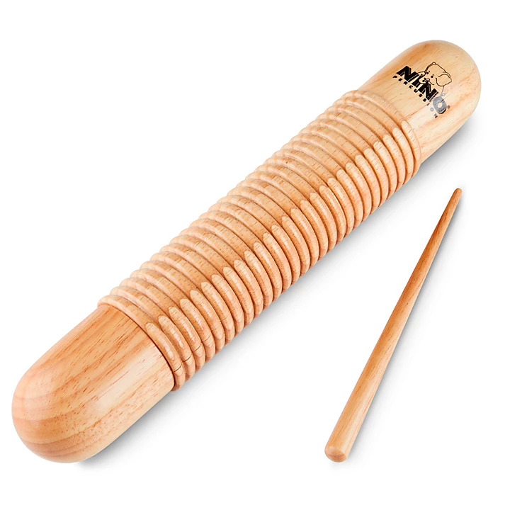 Wood Guiro with Scraper