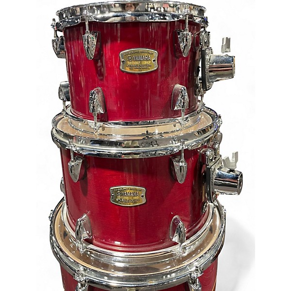 Yamaha Used Yamaha 4 Piece Stage Custom Maroon Drum Kit.gc