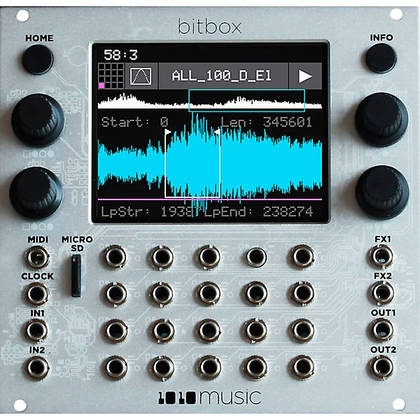 1010music Bitbox mk2 Eurorack Performance Sampler Level 1 M11554004000000.gc