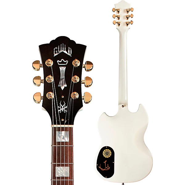 Guild USA Artist Edition S 100 Polara Kim Thayil Limited Electric Guitar White