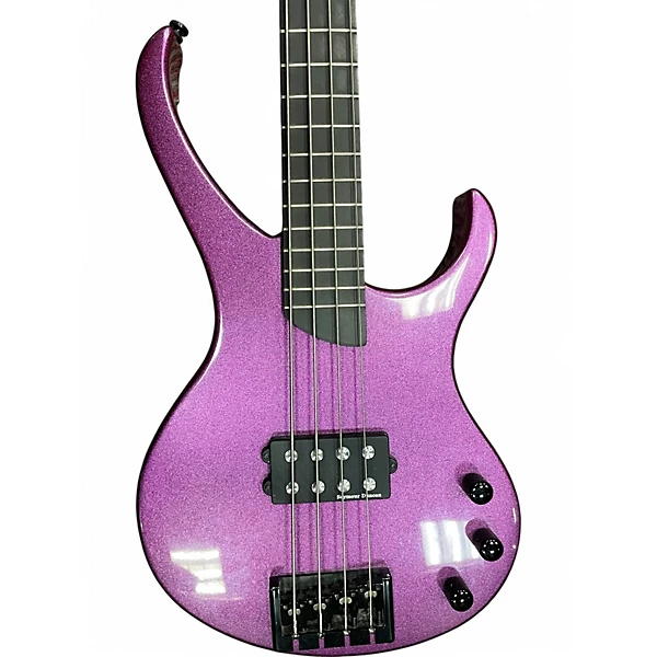 Used Kramer D 1 Disciple Thundercracker Metallic Purple Electric Bass Guitar