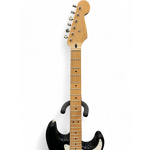 Used Fender Standard Stratocaster HSS Black Solid Body Electric Guitar