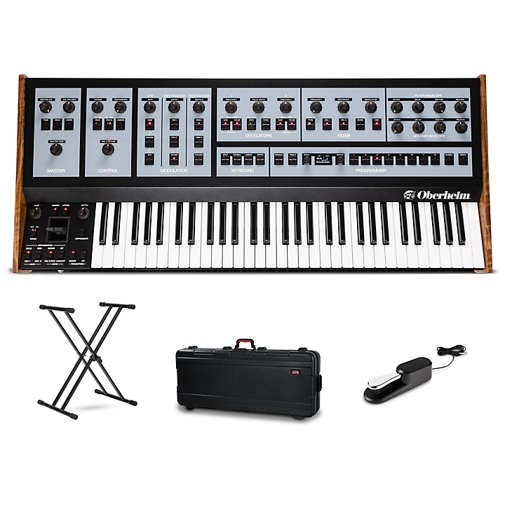 OB X8 8 Voice Polyphonic Analog Synthesizer Stage Bundle