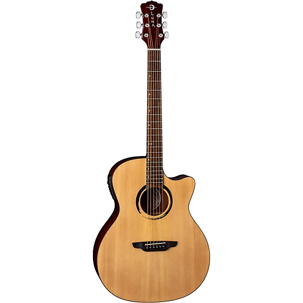 Luna Wabi Sabi Grand Concert Acoustic Electric Guitar Natural