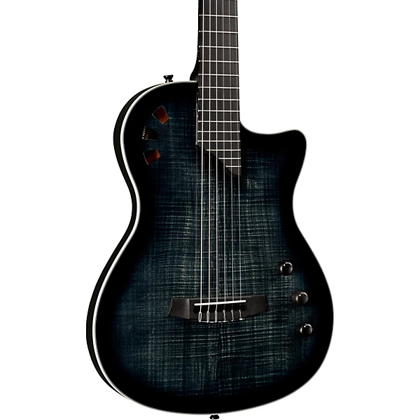 Cordoba Stage Nylon String Electric Guitar Black Burst