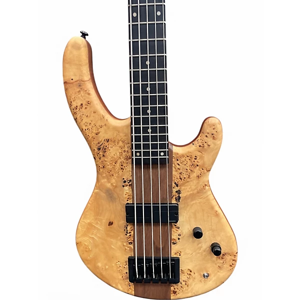 Used Dean Edge Pro Select 5 Satin Natural Electric Bass Guitar