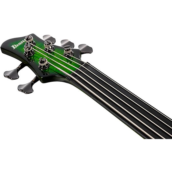 Ibanez Steve Di Giorgio Signature 5 string Electric Bass Guitar Dark Moss Burst