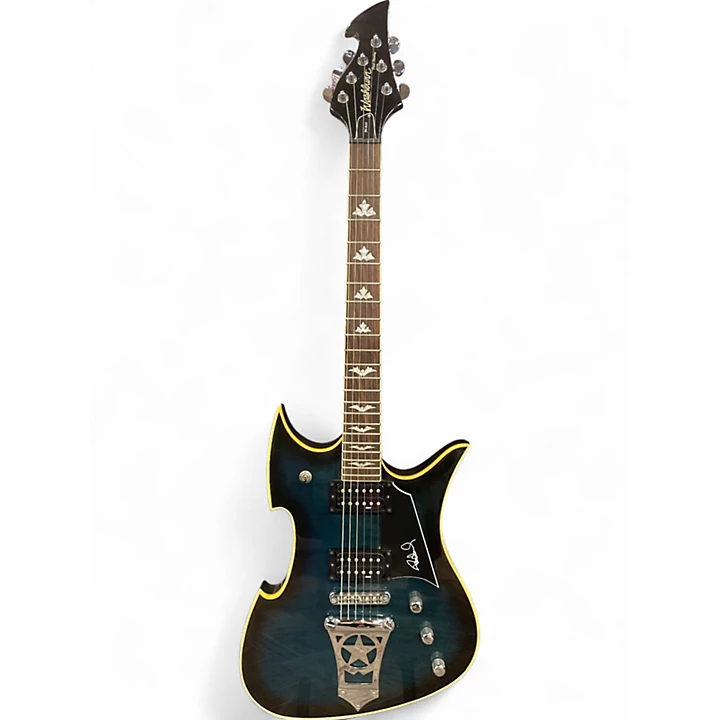 Used Washburn Paul Stanley Signature PS600 2 Tone Green Burst Solid Body Electric Guitar