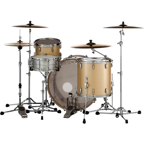 Pearl Wood Fiberglass 3 Piece Shell Pack Level 1 Platinum Mist J40676004001000.gc